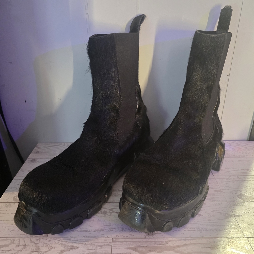 Rick Owens - Beatle Bozo Tractor Boots - Size 44